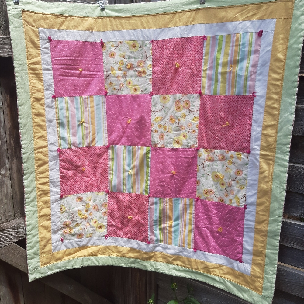 Handmade Crib sz Quilt